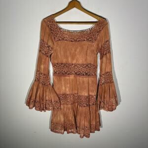 knitted mini dress long sleeve Estrella Long Sleeve Knit Mini Dress